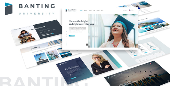 Banting University - Educational Site Template