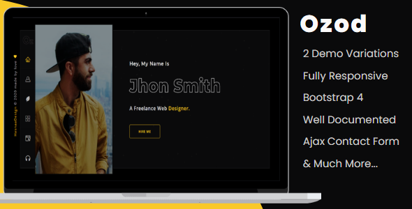 Ozod - Creative Portfolio Template