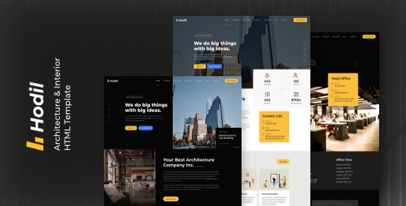 Hodil - Architecture And Interior HTML Template