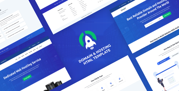 DKHOST - Domain and Hosting HTML Template