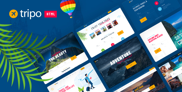 Tripo - HTML Template For Travel & Tourism Agencies