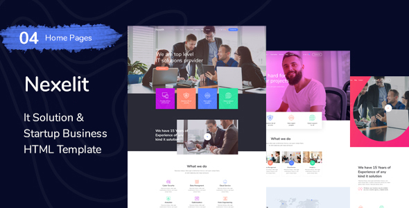 Nexelit - startup & it solutions HTML Template