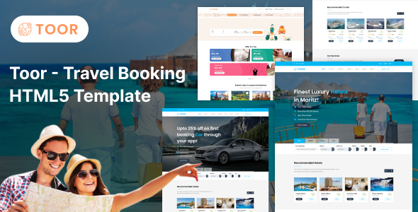 Toor - Travel Booking HTML Template