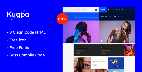 Kugpa - Creative Premium HTML Template