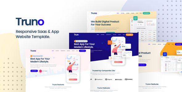 Truno - Multipurpose HTML5 Template for Saas and Startup Agency