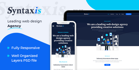 Syntaxis - Web Design Agency HTML Template
