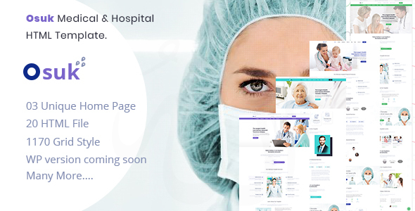 Osuk - Medical and Health HTML Template