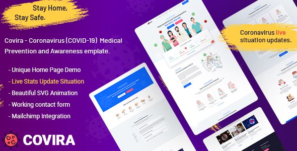 Covira - Coronavirus (COVID-19) Prevention and Awareness Template