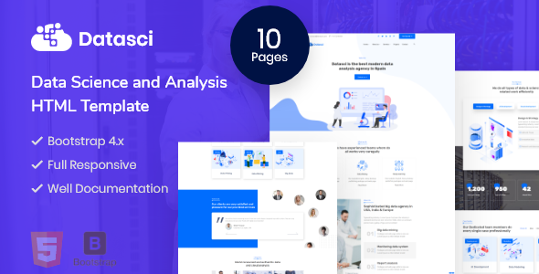 Datasci - Data Science & Analytics HTML Template