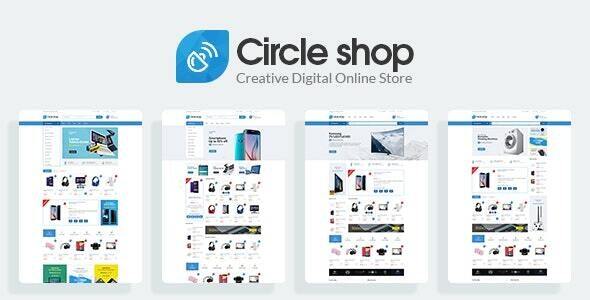Circle shop – Electronics eCommerce HTML5 Template