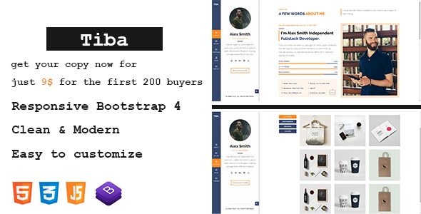 Tiba - CV Resume Template