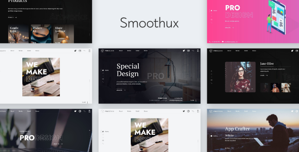 Smoothux - Creative Portfolio Website Template