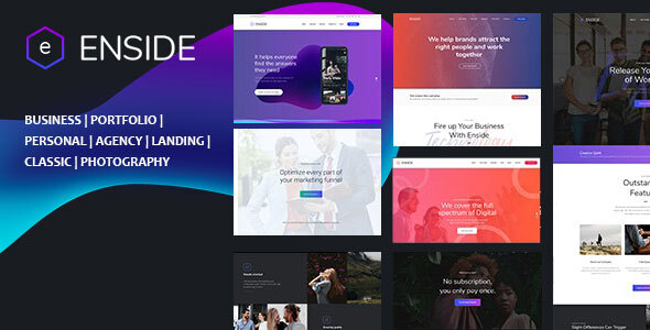 Enside - Multipurpose Onepage Template