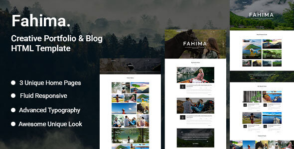 Fahima - Creative Portfolio & Blog HTML Template