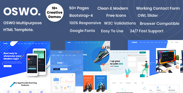 OSWO Multipurpose HTML Template