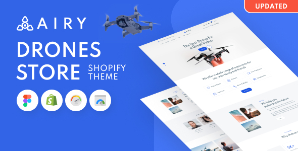 Airy - Drones Store HTML Template