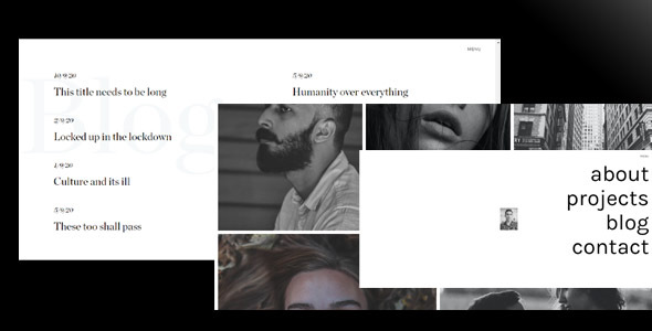 Shein - Minimal Portfolio HTML Template