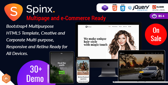 Spinx HTML - Creative Website Template