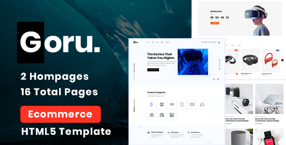 Goru – Electronics eCommerce HTML5 Template