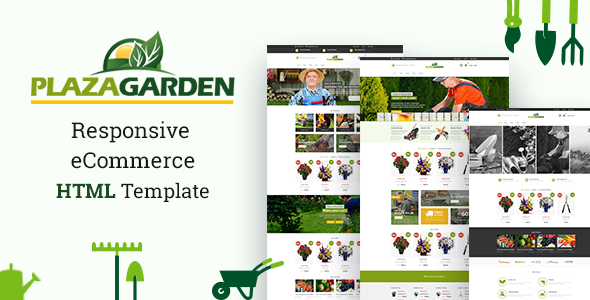 Plaza garden - Responsive eCommerce HTML Template