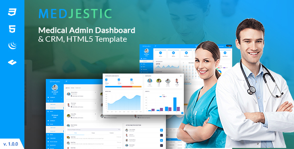 Medjestic - Medical Dashboard Admin Template