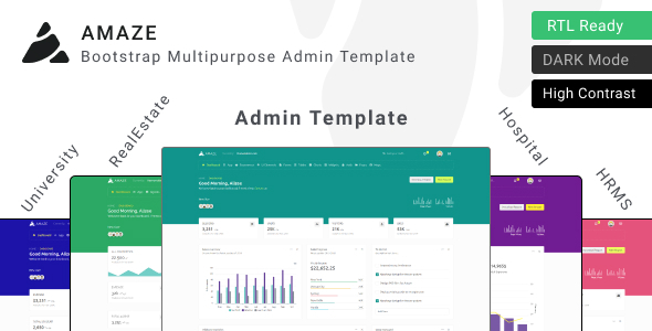Amaze - Multipurpose Admin Template ui kit