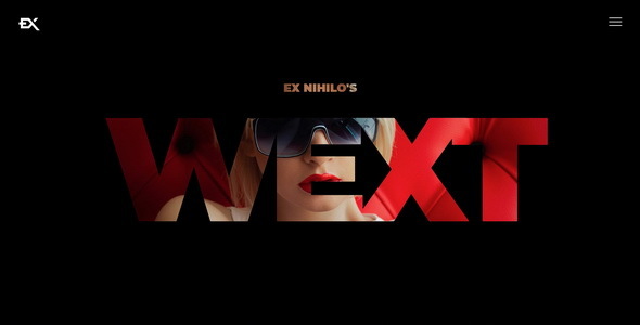Wext - One Page Portfolio Template