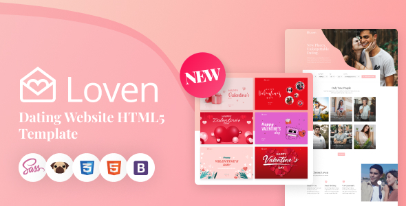 Loven - Dating HTML5 Website Template