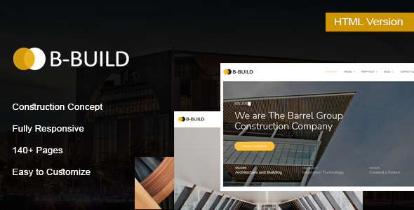 B-Build - Construction HTML Template