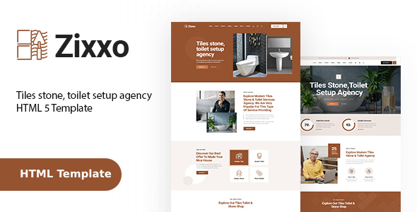 Zixxo : Flooring, Paving and Tiling Services HTML Template