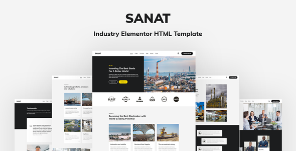Sanat - Industry HTML Template