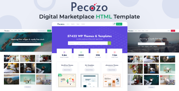 Pecozo - Digital Marketplace HTML Template