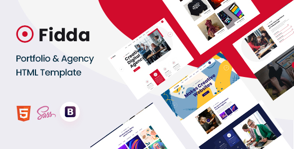 Fidda - Portfolio & Agency HTML5 Template