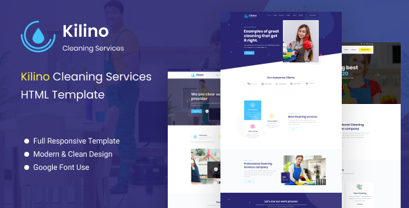 Kilino - Cleaning HTML Template
