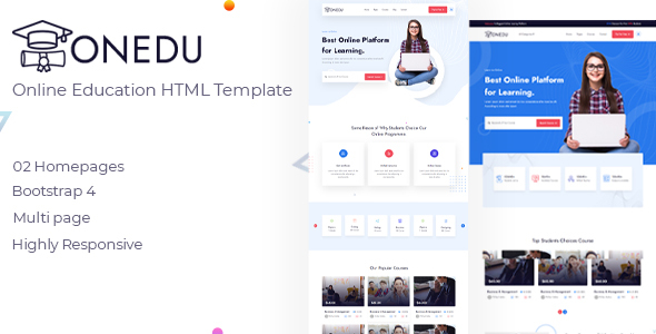 Onedu - Online Education HTML Template