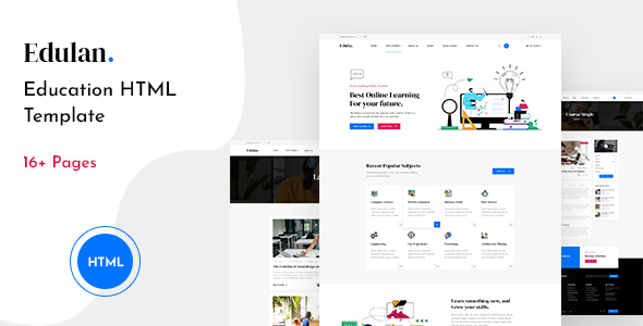 Edulan - Education HTML Template