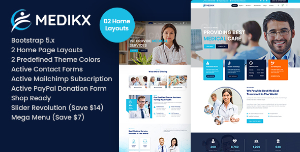 Medikx - Healthcare HTML Template
