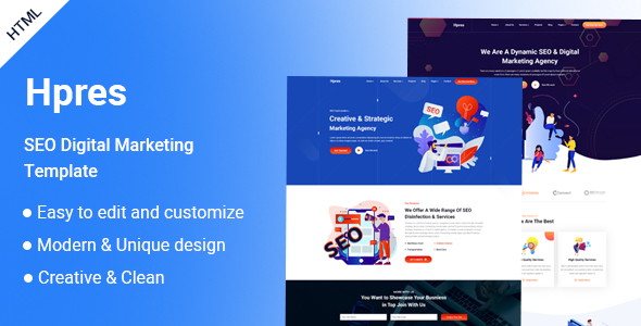 Hpres-SEO Digital Marketing HTML Template