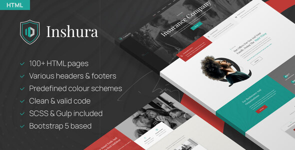 Inshura - Insurance Company HTML Template