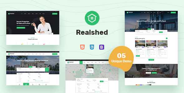 Realshed - Real Estate HTML Template