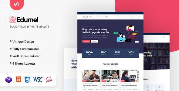 Edumel- Education LMS template