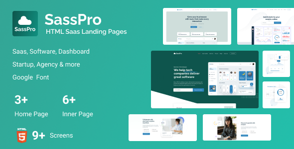 SassPro - Saas & Software Landing Pages