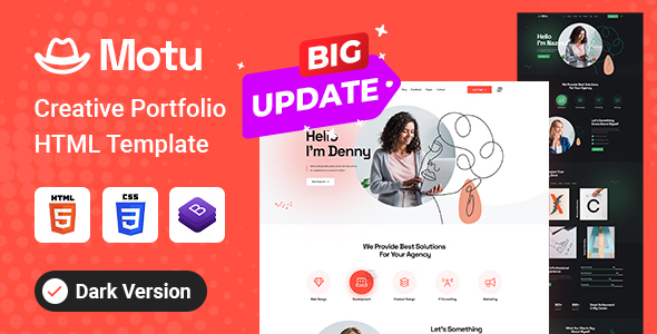 Motu - Creative Portfolio HTML Template