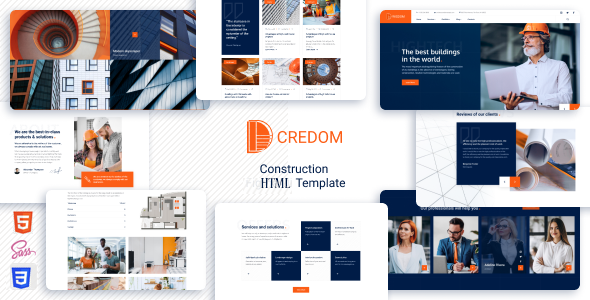 Credom - Construction HTML Template