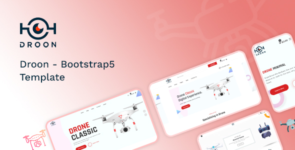 Droon - Drone Shop Single Product template