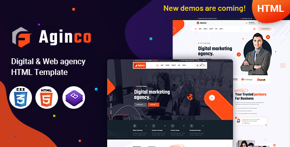 Aginco - Digital Agency HTML Template