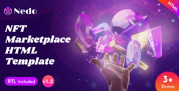 Nedo - NFT Marketplace Bootstrap 5 Template