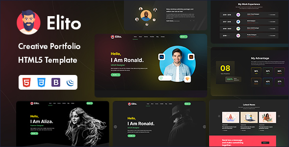 Elito - Creative Portfolio HTML5 Template
