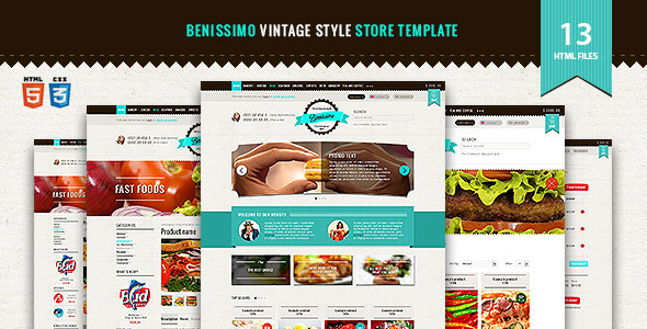 Benissimo — HTML5 & CSS3 store template