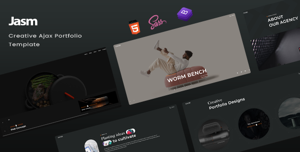 Jasm - Creative Ajax Portfolio HTML Template